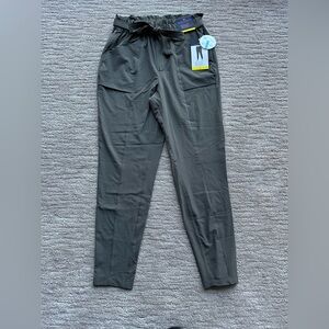 Women’s Tie Waist Pant Charcoal Grey